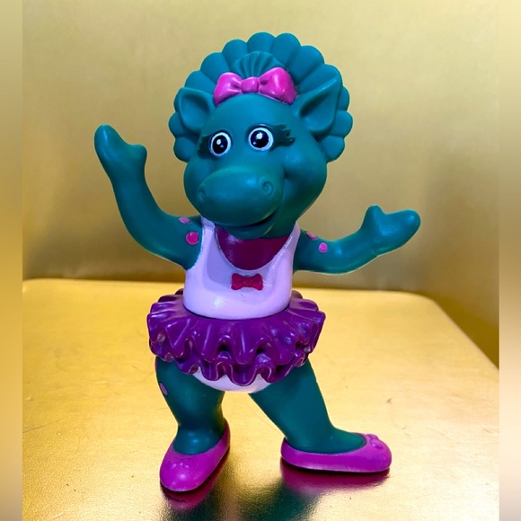 BARNEY 1990’s BABY BOP BALLERINA PVC FIGURE BARNEY THE PURPLE DINOSAUR’S FRIEND - Picture 6 of 10